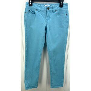Vineyard Vines Blue Cotton Jean Capri Pants Women's Size 0 Small